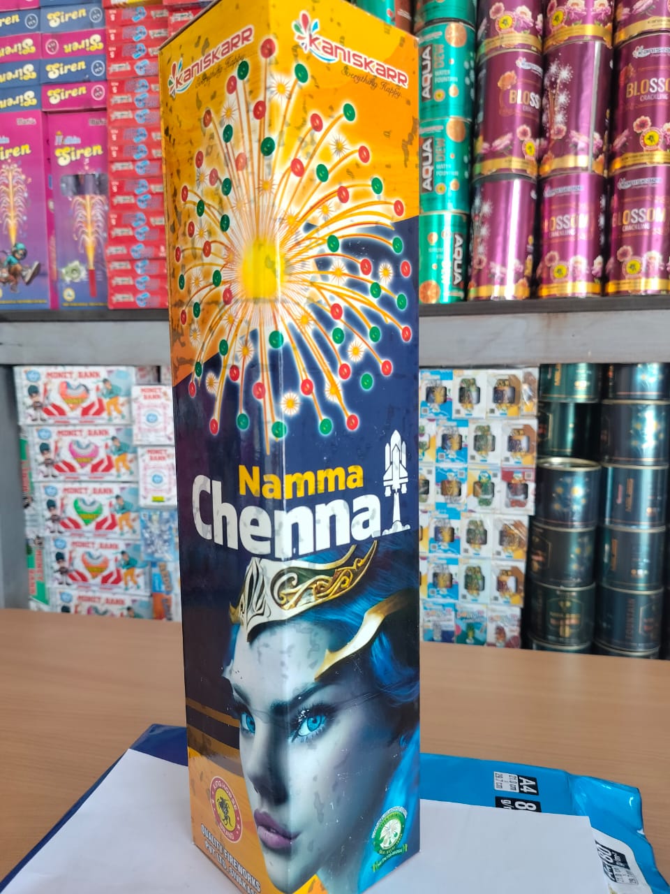 3'' Namma Chennai Red & Green